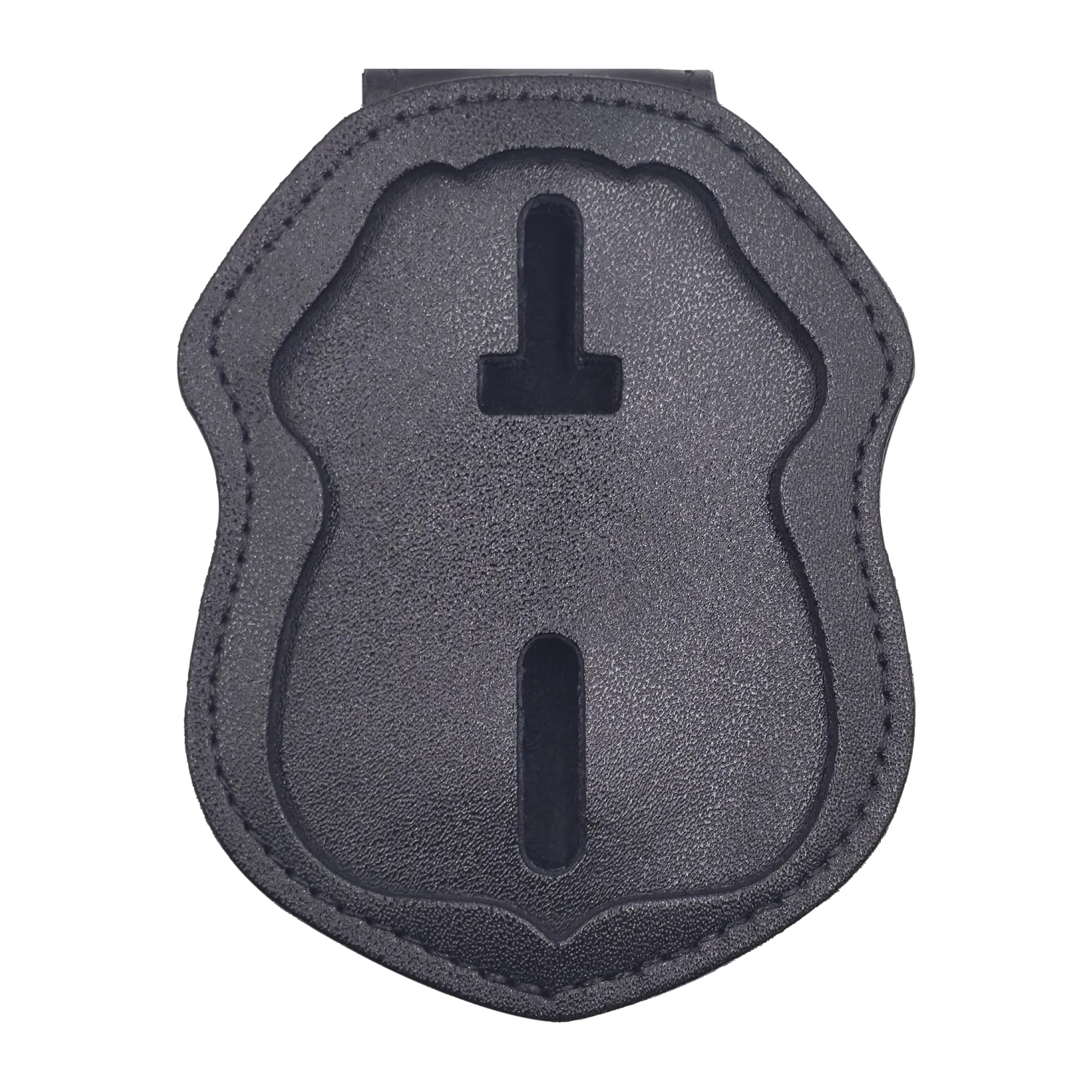 Amazon | 警察バッジホルダー 牛革製 ユニバーサル ブラック